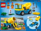 Zestaw klocków LEGO City Ciężarówka z betoniarką 85 elementów (60325) - obraz 6