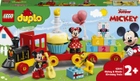Zestaw klocków LEGO DUPLO Disney Urodzinowy pociąg myszek Miki i Minnie 22 elementy (10941) - obraz 1