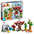 Zestaw klocków LEGO DUPLO Town Dzikie zwierzęta Azji 116 elementów (10974) - obraz 2