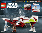 Zestaw klocków LEGO Star Wars Myśliwiec Jedi Obi-Wana Kenobiego 282 elementy (75333) - obraz 10