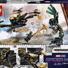 Zestaw klocków LEGO Super Heroes Marvel Pojedynek dronów Spider-Mana 198 elementów (76195) - obraz 10