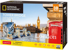 Puzzle 3D CubicFun National Geographic Tower Bridge (DS0978h) (6944588209780) - obraz 4