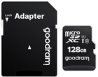 Goodram MicroSDXC 128GB UHS-I Class 10 + SD adapter + OTG Card reader (M1A4-1280R12) - obraz 1