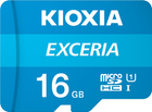 Adapter KIOXIA Exceria microSDHC 16Gb Class 10 UHS-I + SD (LMEX1L016GG2) - obraz 1