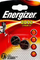 Батарейка Energizer Lithium CR2032 2 шт. (7638900248357) - зображення 1
