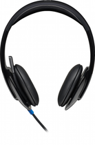 Słuchawki Zestaw słuchawkowy Logitech USB H540 (981-000480) - obraz 3