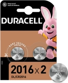 Specjalistyczna bateria pastylkowa litowa Duracell 2016 3V, (DL2016 / CR2016), 2 szt. (5000394045736) - obraz 1