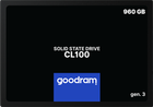 Dysk SSD Goodram CL100 Gen.3 960GB 2.5" SATA III 3D NAND TLC (SSDPR-CL100-960-G3)