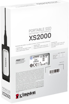 Dysk SSD Kingston XS2000 Portable 500GB USB 3.2 Type-C 2x2 IP55 3D NAND (SXS2000/500G) - obraz 7