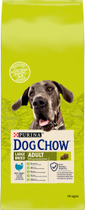 Sucha karma dla psów dużych ras od 2 roku życia Dog Chow Large Breed z indykiem 14 kg (7613034487926) - obraz 1
