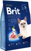 Sucha karma dla kotów sterylizowanych BRIT Premium by Nature Sterilized z jagnięciną 8 kg (8595602553242) - obraz 1