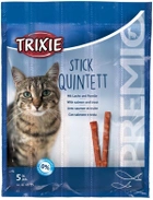 Упаковка ласощів для кішок Trixie 42725 Premio Quadro-Sticks лосось/форель 5 шт х 5 г (4011905427256) - зображення 2