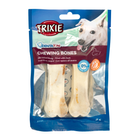 Smakołyk dla psów TRIXIE Denta Fun 31391 Kości z nadzieniem z kaczki 10cm 2 szt. (4011905313917) - obraz 1