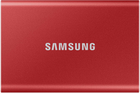 Samsung Portable SSD T7 2TB USB 3.2 Type-C (MU-PC2T0R/WW) External Red