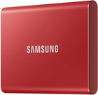 Dysk SSD Samsung Portable SSD T7 1TB USB 3.2 Type-C (MU-PC1T0R/WW) External Red - obraz 3