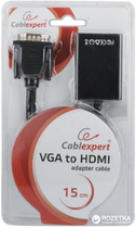 Adapter Cablexpert HDMI - VGA + USB 0,15 m (A-VGA-HDMI-01) - obraz 4