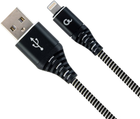 Cablexpert USB do Apple Lightning 2m Czarny (CC-USB2B-AMLM-2M-BW) - obraz 1