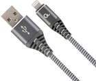 Cablexpert USB - Apple Lightning 2m Szary (CC-USB2B-AMLM-2M-WB2)