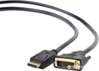 Кабель мультимедийный Cablexpert DisplayPort - DVI-D 1.8 м (CC-DPM-DVIM-1,8) - зображення 1