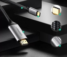 Кабель Ugreen 142 Type-C M — HDMI M Cable Alum. 1.5 м Gray\Black (UGR-50570) - зображення 3