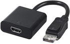 Adapter Cablexpert A-DPM-HDMIF-002 DisplayPort na HDMI 0,1 m (A-DPM-HDMIF-002)