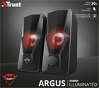 Zestaw głośników Trust GXT610 Argus LED 2.0 Zestaw głośników Czarny (23737) - obraz 12