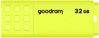 Pendrive Goodram UME2 32GB USB 2.0 Yellow (UME2-0320Y0R11) - obraz 2