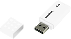Pendrive Goodram UME2 8GB USB 2.0 White (UME2-0080W0R11) - obraz 2