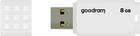 Pendrive Goodram UME2 8GB USB 2.0 White (UME2-0080W0R11) - obraz 4