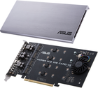 Karta rozszerzeń Asus PCIe Hyper M.2 X16 PCIe 3.0 X4 V2 - karta adaptera 128 Gbps (90MC06P0-M0EAY0) - obraz 1