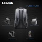 Рюкзак для ноутбука Lenovo Legion 15.6" Grey (GX40S69333) - зображення 6