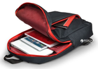 Plecak na laptopa PORT Designs Portland 15,6" czarno-czerwony (105330) - obraz 4