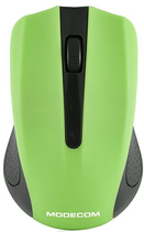 Bezprzewodowa mysz Modecom MC-WM9 czarno-zielona (M-MC-0WM9-180) - obraz 1