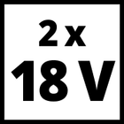 Akumulator Einhell X-Change 18 V Li-Ion 5,2 Ah PXC Plus 2 szt. (4511526) - obraz 5