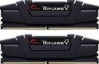 Оперативна пам'ять G.Skill DDR4-4400 16384MB PC4-35200 (Kit of 2x8192) Ripjaws V Black (F4-4400C18D-16GVKC) - зображення 1