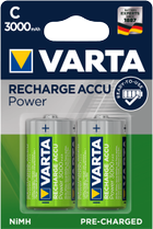 Акумулятор Varta Recharge Accu Power C 3000 мАг BLI 2 Ni-MH (56714101402) (4008496550739) - зображення 1