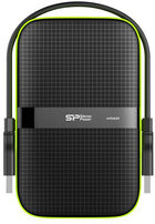 Жорсткий диск Silicon Power Armor A60 1TB 2.5 USB 3.2 Green-Black (SP010TBPHDA60S3K) - зображення 1