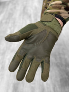 Тактические зимние перчатки Warmthi оливковый ХL - изображение 4