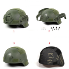 Чехол кавер на шлем каску ACH MICH 2000 с ушами, Army Green (C27-02-05) (15096) - изображение 4