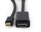 Kabel Cablexpert mini DisplayPort do HDMI 1,8 m Czarny (CC-mDP-HDMI-6) - obraz 3