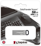 Pendrive Kingston DataTraveler Kyson 32GB USB 3.2 Silver/Black (DTKN/32GB) - obraz 4