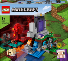 Zestaw klocków LEGO Minecraft Zniszczony portal 316 elementów (21172)