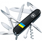 HUNTSMAN UKRAINE 91мм/15функ/черн /штоп/ножн/пила/крюк /Флаг Украины - изображение 2