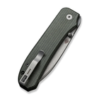 Нож складной, замок Liner Lock Weknife WE21045-2 Big Banter Green 213 мм - изображение 6