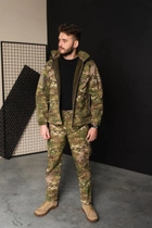 Чоловічий армійський костюм тактична форма на флісі Мультикам Туреччина ЗСУ 8656 L хакі - зображення 2