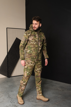 Мужской армейский костюм тактическая форма на флисе Мультикам Турция ВСУ (ЗСУ) 8657 XL хаки - изображение 7