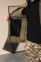 Кофта флисовая мужская тактическая с липучками под шевроны Bikatex Турция ВСУ (ЗСУ) Мультикам 8099 S хаки - изображение 7