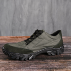 Кросівки чоловічі тактичні літні сітка ЗСУ (ЗСУ) 6995 44 р 28,5 см зелені - зображення 8
