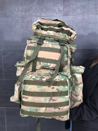 Великий армійський рюкзак на 90 літрів, колір Камуфляж - зображення 4
