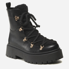 Жіночі черевики високі DeeZee H040303-01 39 24.5 см Чорні (5904862160771) - зображення 2